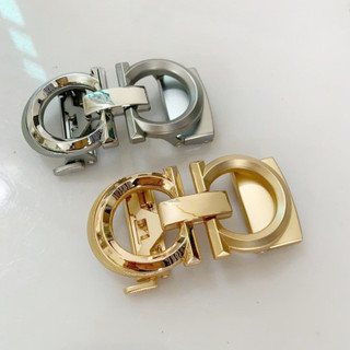 Mặt khoá thắt lưng nam không dây gạt tự động dùng cho dây có răng cưa bản 3,5cm