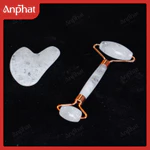Bộ Đá Guasha Massage + Cây Lăn Massage Nâng Cơ Đá Thạch Anh  An Phát Gems Giúp Da Săn Chắc, Nâng Cơ Thon Gọn Mặt — ảnh 6