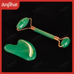 Bộ Đá Guasha Massage + Cây Lăn Massage Nâng Cơ Đá Thạch Anh  An Phát Gems Giúp Da Săn Chắc, Nâng Cơ Thon Gọn Mặt — ảnh 4