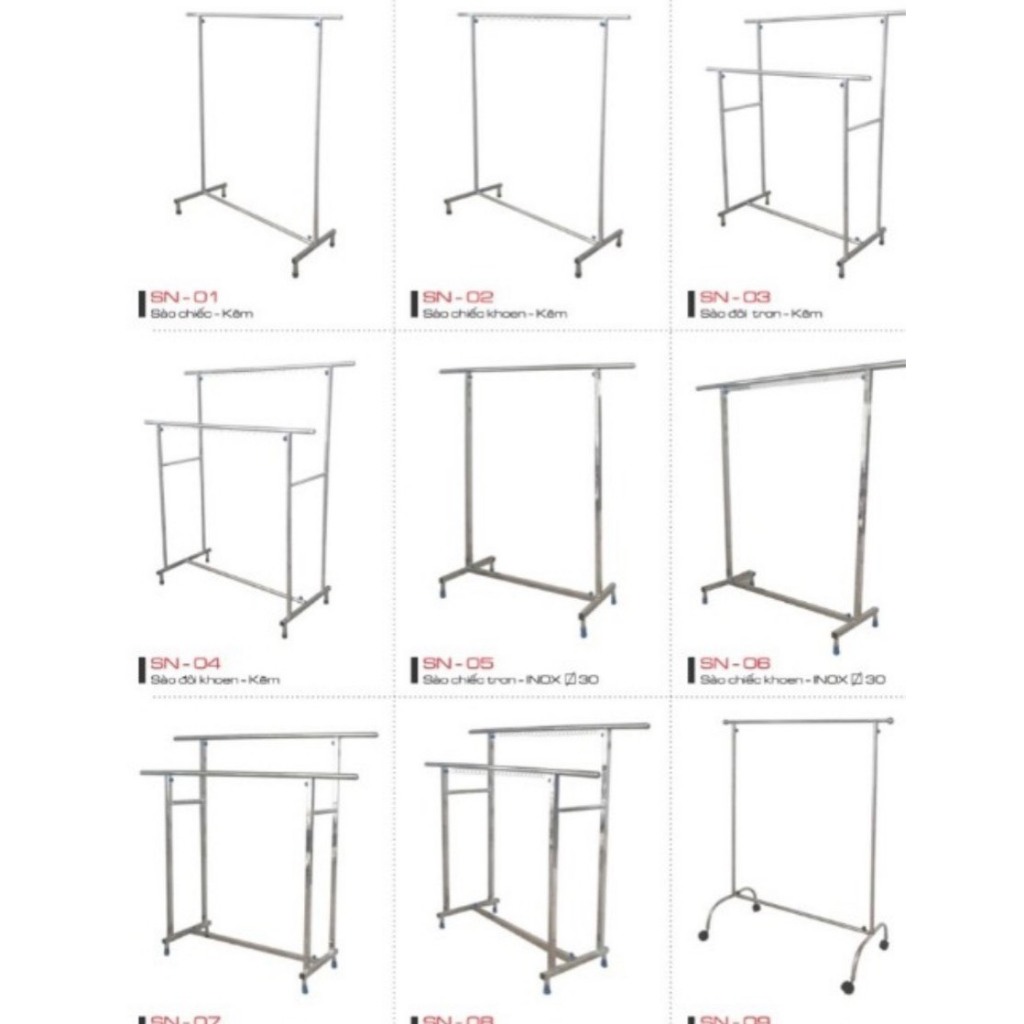 CÂY PHƠI QUẦN ÁO ĐÔI INOX ĐẢM BẢO BỀN ĐẸP