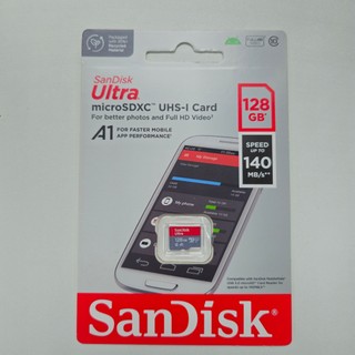 Thẻ nhớ MicroSDXC SanDisk Ultra A1 128GB Class 10 U1 đọc 140MB/s ghi 35MB/s (Đỏ) Nhất Tín Computer