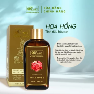 Tinh dầu Hoa Hồng nguyên chất 100ml giúp thư giãn, dễ ngủ, nâng cao tâm trí | Oking Việt Nam