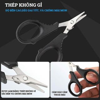 [KM] Kéo Cắt Thẻo Câu Cá chuyên sử dụng Cắt Dây PE , Cước Câu , Chì Câu , Siêu Bền , Sắc Bén PKK25  Sanami [SF3]