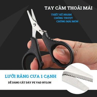 [KM] Kéo Cắt Thẻo Câu Cá chuyên sử dụng Cắt Dây PE , Cước Câu , Chì Câu , Siêu Bền , Sắc Bén PKK25  Sanami [SF3]