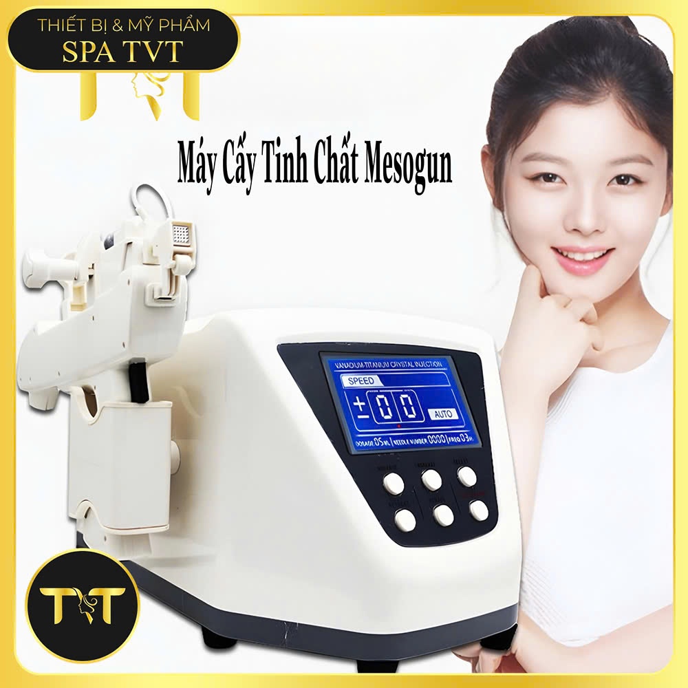 Máy Cấy Tinh Chất MJ, Máy Cấy Nano Mesogun Đưa Dưỡng Chất Chăm Sóc Da Spa TMV Chuyên Nghiệp