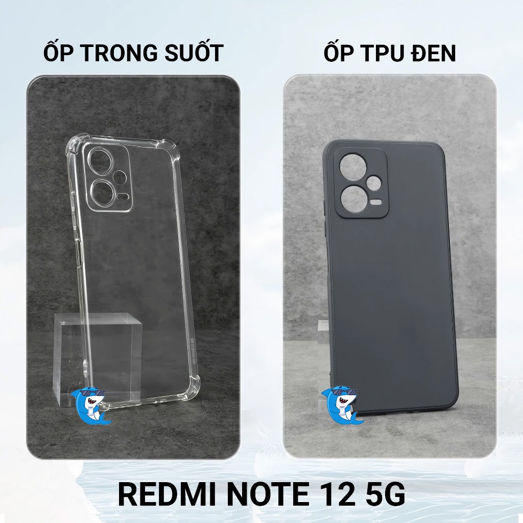 Ốp lưng Redmi note 12, note 12 pro 4G/5G dẻo trong suốt silicon cao cấp chống sốc va đập bảo vệ cam