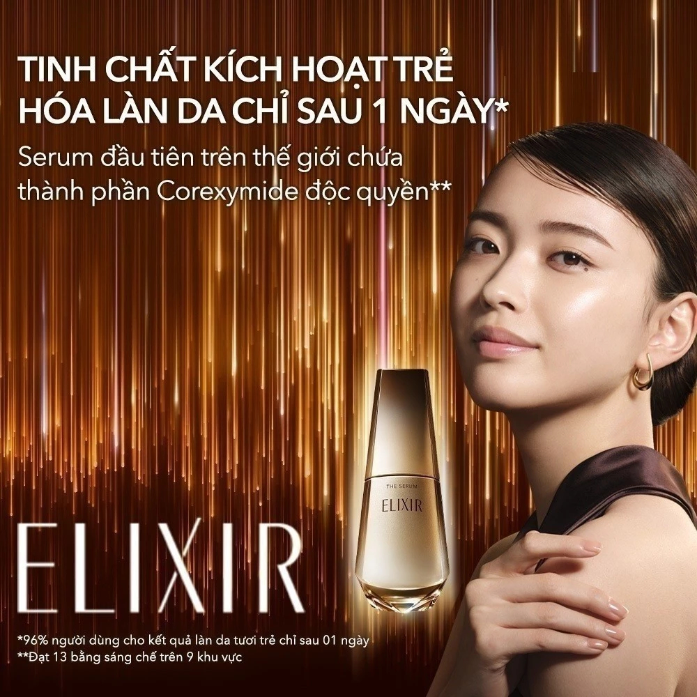 (Hannah x ELIXIR) Serum kích hoạt trẻ hóa làn da ELIXIR The Serum 50ML