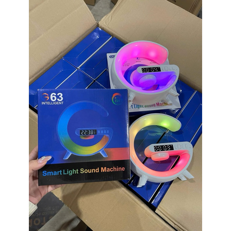 Loa G63 Tích hợp led RGB cùng với đó là sạc không dây