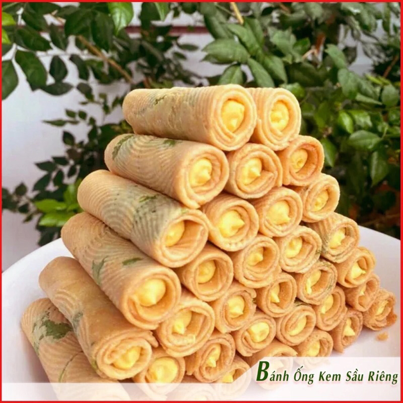 500gr bánh ống kem sầu riêng | Shopee Việt Nam
