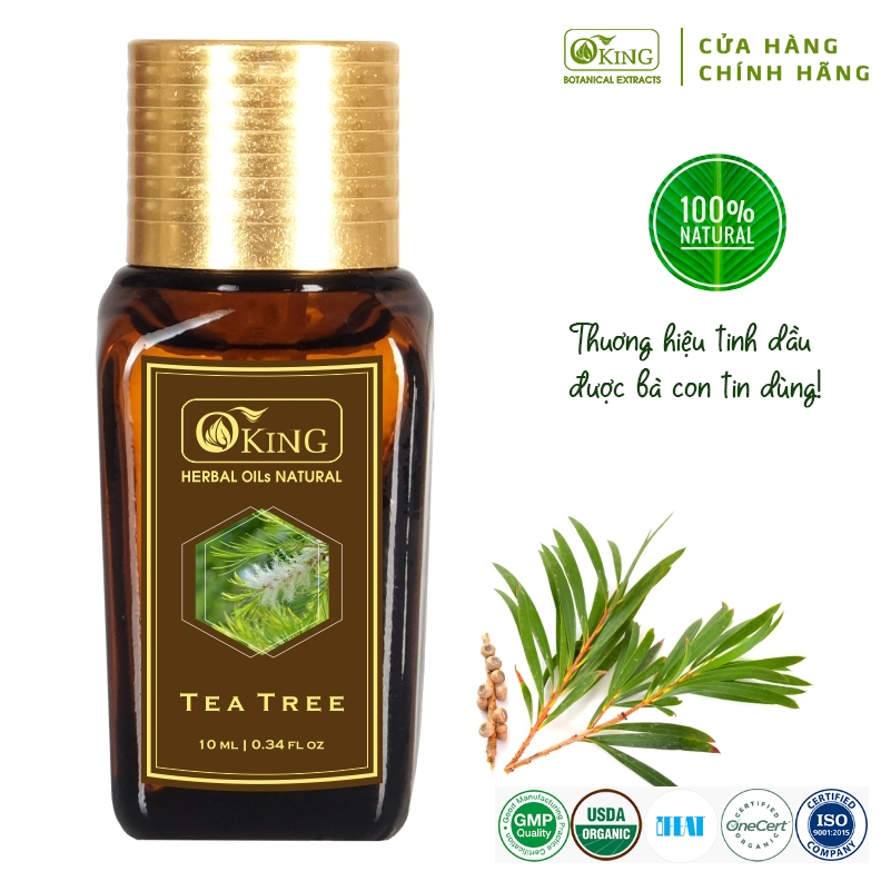 Tinh dầu Tràm trà nguyên chất (Tea Tree) 10ml | Oking Việt Nam