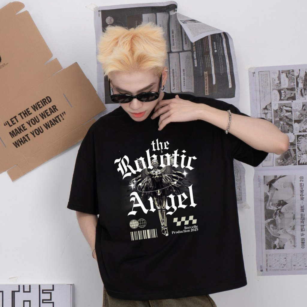 Áo Thun Nam, Nữ Boxy Oversize Thiết Kế Họa Tiết In Sắc Nét cotton 250gsm, Co Giãn 4 Chiều thấm mồ hôi, mát HAMEN004