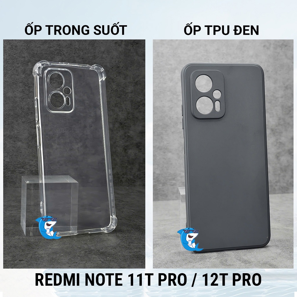 Ốp lưng Redmi Note 11T / 12T Pro nhựa nhựa dẻo trong suốt silicon cao cấp chống sốc bảo vệ camera