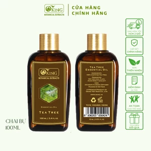 Tinh dầu Tràm trà nguyên chất (100ml) chai lớn dùng xông phòng, trị mụn cho da | Oking Việt Nam