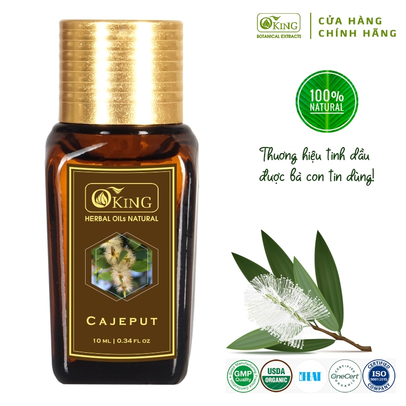 Tinh dầu Tràm gió nguyên chất (Cajeput) 10ml | Oking Việt Nam
