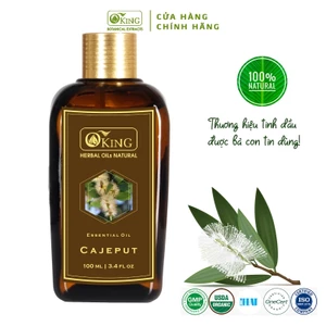 Tinh dầu tràm gió (100ml) chai lớn nguyên chất giúp giữ ấm mùa đông | Oking Việt Nam