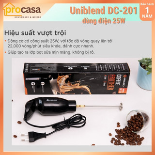 Máy đánh tạo bọt cà phê dùng điện Uniblend DC-25 - 25W - dùng điện 220V đánh rất mạnh