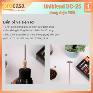 Máy đánh tạo bọt cà phê dùng điện Uniblend DC-25 - 25W - dùng điện 220V đánh rất mạnh
