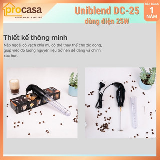 Máy đánh tạo bọt cà phê dùng điện Uniblend DC-25 - 25W - dùng điện 220V đánh rất mạnh