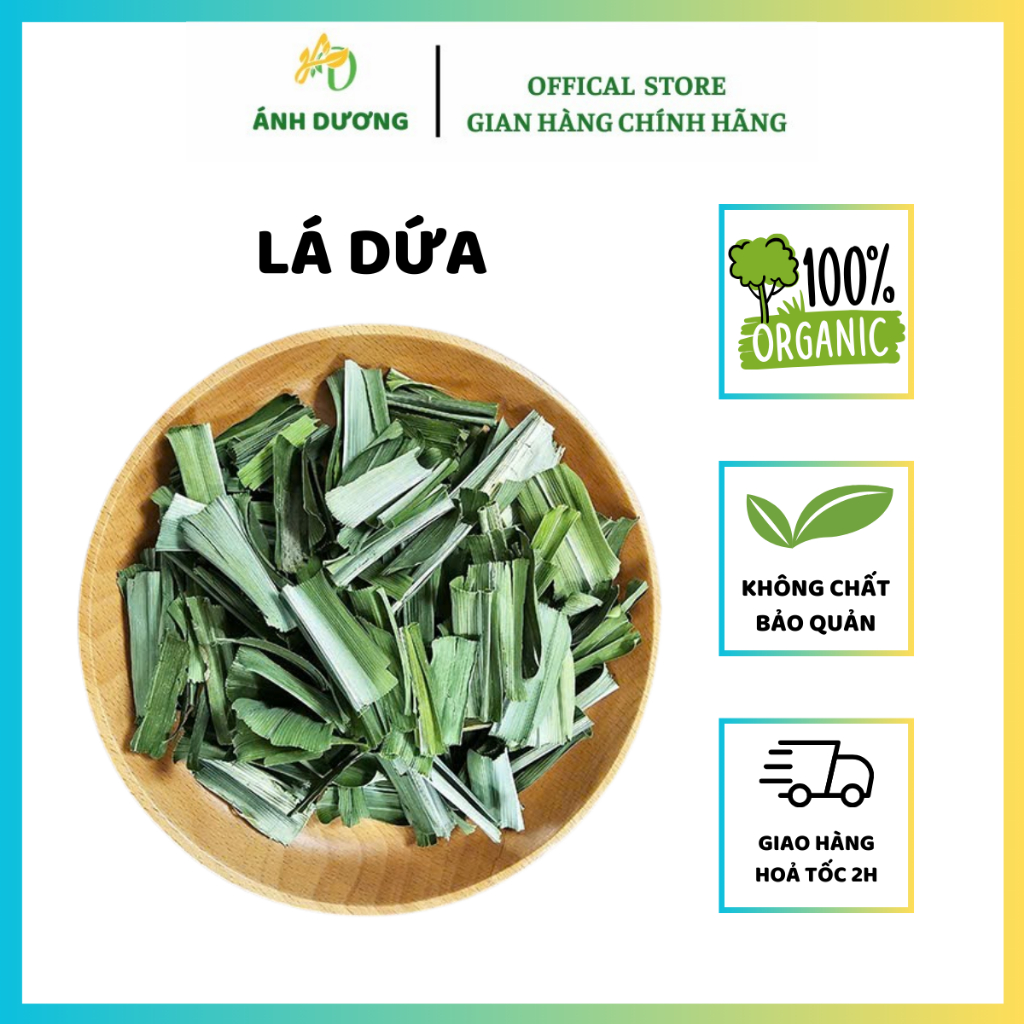 Lá Dứa | Lá Nếp Sấy Lạnh Giúp Tạo Mùi, Tạo Màu Xôi, Bánh, Rau Câu, Thạch