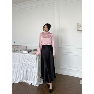 Chân Váy Lụa Nữ Dáng Dài Basic Dễ Phối Đồ - GERRAD SKIRT - GOÛT DE JUN