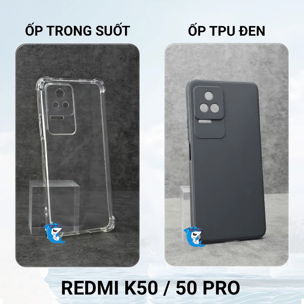 Ốp lưng Redmi K50 Pro / Ultra / Gaming dẻo trong suốt silicon cao cấp chống sốc va đập sharkcase