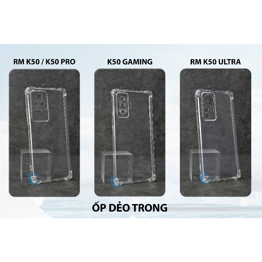 Ốp lưng Redmi K50 Pro / Ultra / Gaming dẻo trong suốt silicon cao cấp chống sốc va đập sharkcase