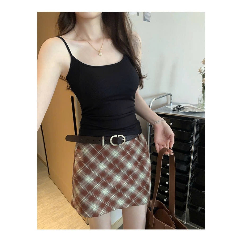 [CÓ SIZE-CÓ MÚT] Áo Hai Dây SẴN MÚT NGỰC RANSHI Ôm Body Tôn Dáng Sexy Dễ Phối Đồ Mặc Đi Chơi Chất Gân Dày - RA304