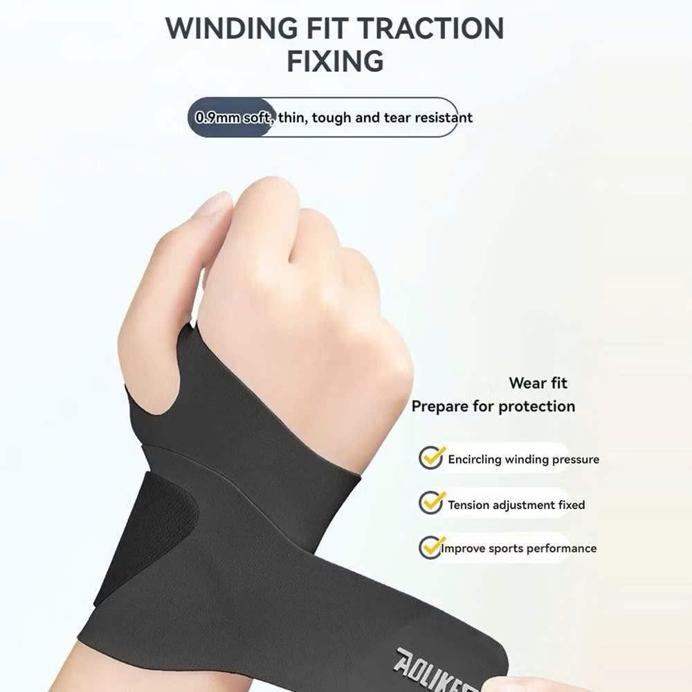 Băng quấn Cổ Tay Chống Chấn Thương Aolikes Siêu Mỏng Hỗ Trợ Giảm Đau Viêm Khớp Chuyên Dụng 1 Chiếc