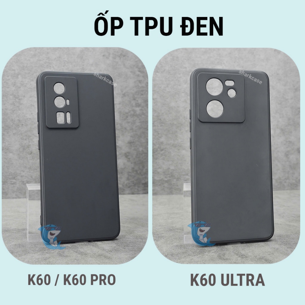 Ốp lưng Redmi K60 Pro, Ultra dẻo trong suốt silicon cao cấp chống sốc va đập bảo vệ cam sharkcase