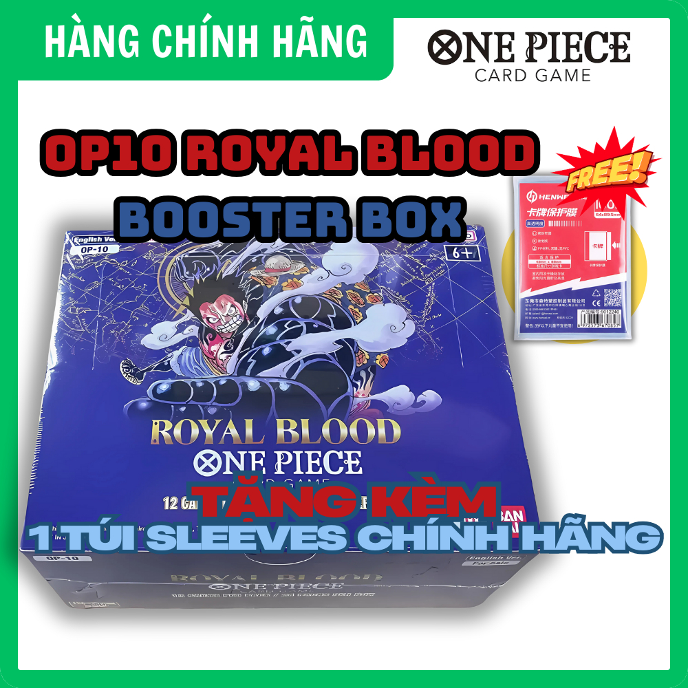 op 10 booster box english One Piece TCG OP-10 Royal Blood Booster Box – English main image 0