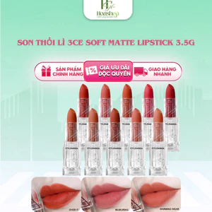 Son Thỏi Lì 3-C.E Soft Matte Lipstick 3.5g
