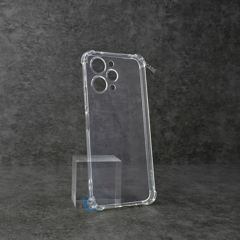 Ốp lưng Redmi 12 silicon trong suốt dẻo cao cấp chống sốc viền vuông bảo vệ cam điện thoại