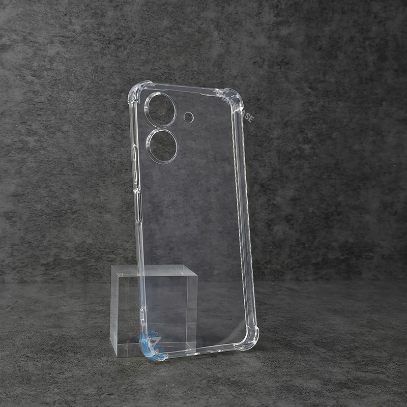 Ốp lưng Redmi 13C silicon trong suốt dẻo cao cấp chống sốc viền vuông bảo vệ cam điện thoại