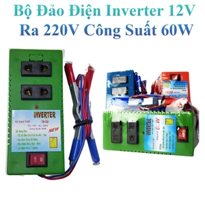 Bộ Đảo Điện Inverter 12V Ra 220V Công Suất 60W Siêu Tiện Lợi
