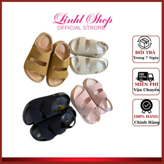 Dép sandal nữ quai hậu đế dày tăng chiều cao da lộn di học đi chơi siêu bền mã 84