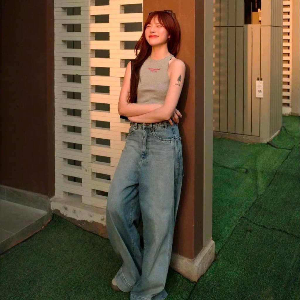Ảnh làminapparel - UNEVEN SHOULDER TANK TOP 1
