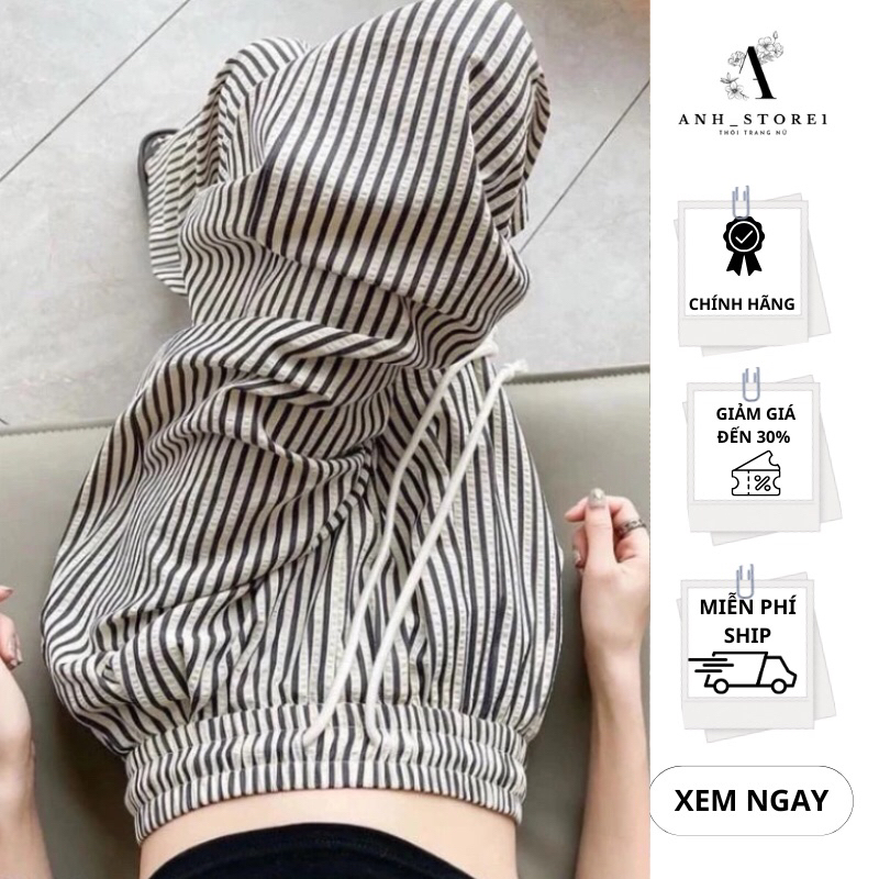 Quần kẻ sọc ống rộng nữ dáng suông lưng cao cạp chun ( chất đũi mềm mát)