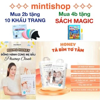 [MẪU MỚI PREMIUM] Bỉm HONEY dán/quần đủ size siêu mềm mịn cho bé