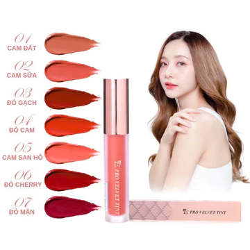 Son kem lì Embisu dưỡng môi căng bóng Hàn quốc, son lì mềm mịn như nhung