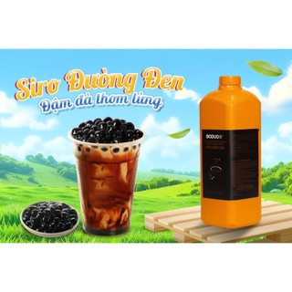[CHÍNH NGẠCH] SIRO BODUO CÁC VỊ CAN 2L đủ vị dâu, đào, việt quất,... pha chế đồ uống thơm n