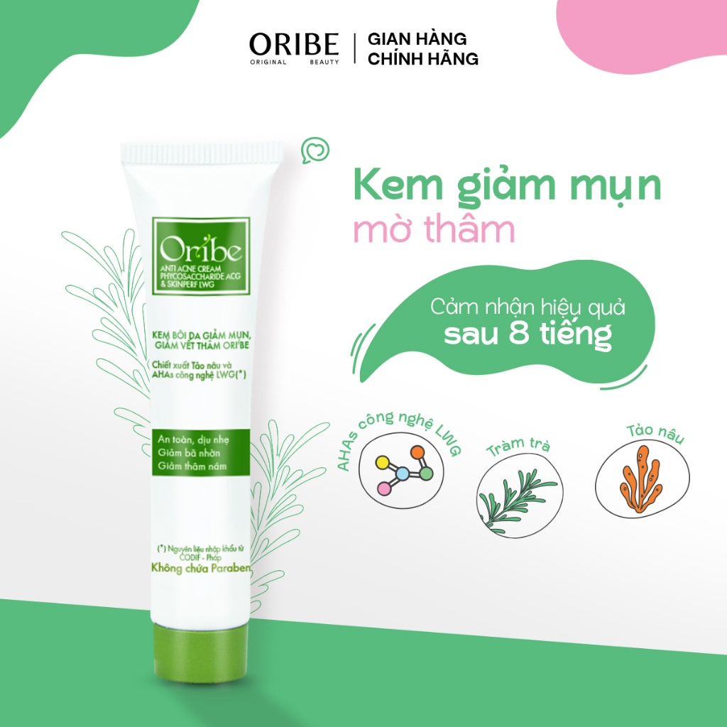 Ảnh Kem chấm mụn Oribe giảm mụn ẩn mờ thâm liền sẹo 20g 2