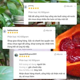 Combo 2 Hũ Gấc Tươi Chanh Leo Lạc Yên Foods Kèm Quà Tặng Hấp Dẫn