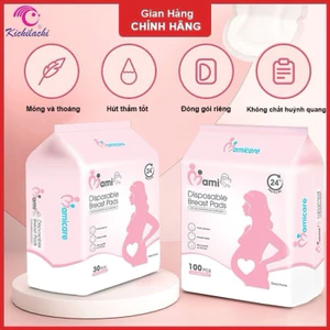 Bịch 108 Miếng Lót Thấm Sữa Mamicare Siêu Thấm Hút Tiện Lợi Cho Mẹ
