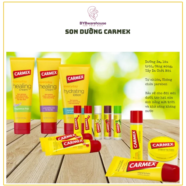 Son Dưỡng Môi CARMEX chính hãng nam/nữ, son dưỡng ẩm