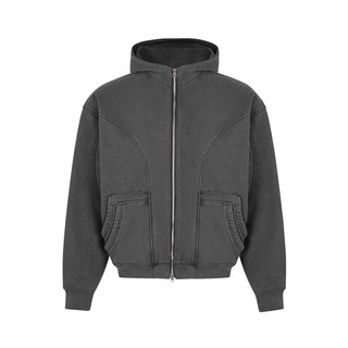 OUTBREAK - ÁO HOODIE DÂY KÉO SIÊU DÀY “POCKET WASH HOODIE ZIP”