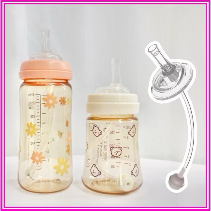 Ống Tập Hút Bình Sữa Moyuum, Ống Hút Quả Tạ, Ống Hút Thẳng Phù Hợp Với Bình Cổ Rộng 5cm