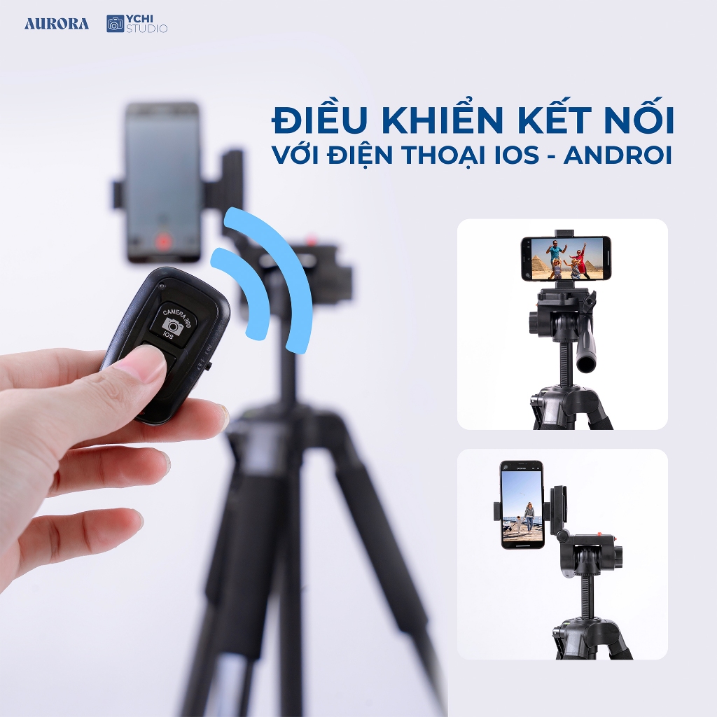 Chân Máy Ảnh Aurora FlexPod S168 - Tripod Chuyên Dụng Cho Quay Video, Livestream