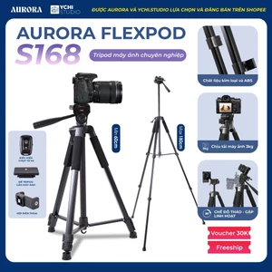 Chân Máy Ảnh Aurora FlexPod S168 - Tripod Chuyên Dụng Cho Quay Video, Livestream