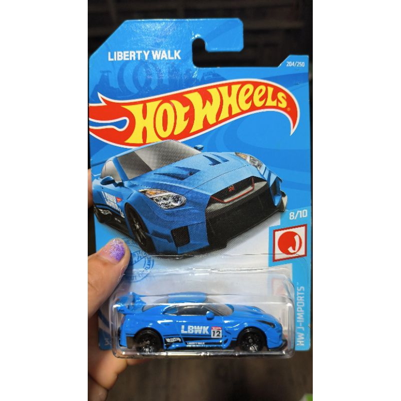 Hot Wheels Nissan Gtr R35 Lbwk ( màu xanh ) hiếm | Shopee Việt Nam