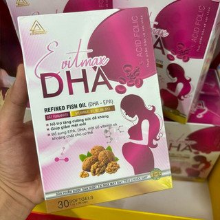 ✅[Hàng chính hãng]Viên bổ bầu Evitmax bổ sung DHA, vitamin và các khoáng chất thiết yếu cho mẹ và bé